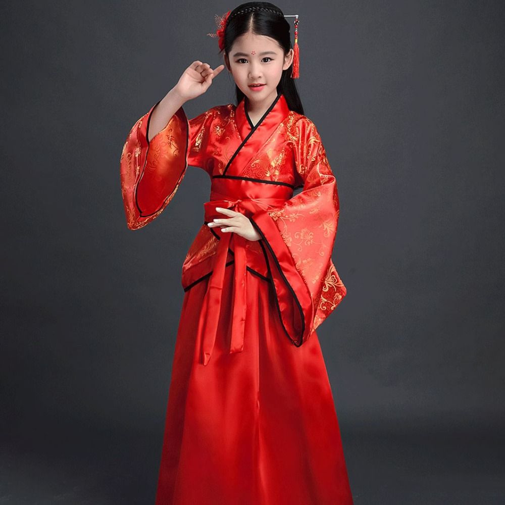 Ethnic Fashion Dress - أزياء الأطفال العرقية القديمة الأزياء المطبوعة