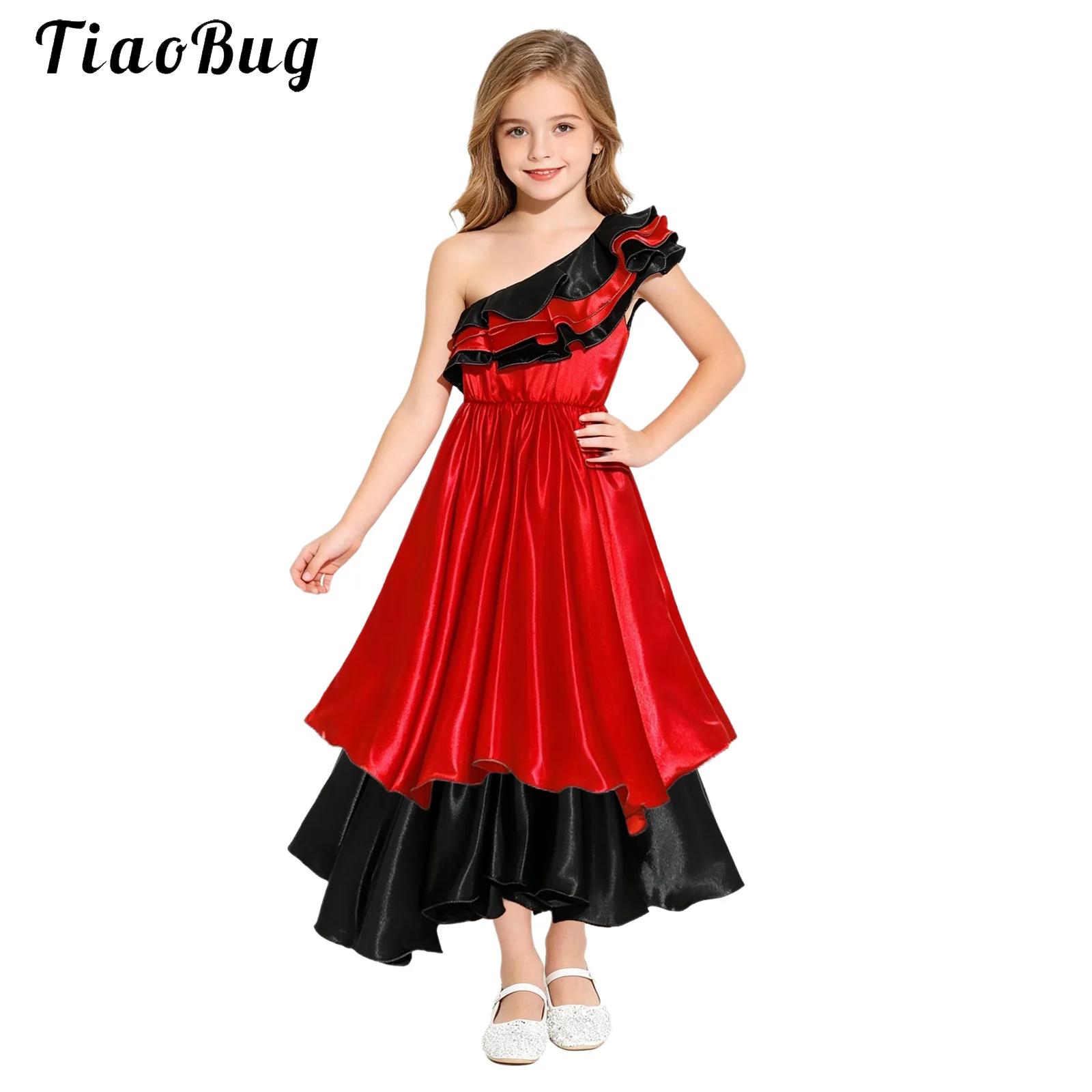 Ethnic Fashion Dress - زي رقص فلامنكو إسباني للفتيات البرازيليات،