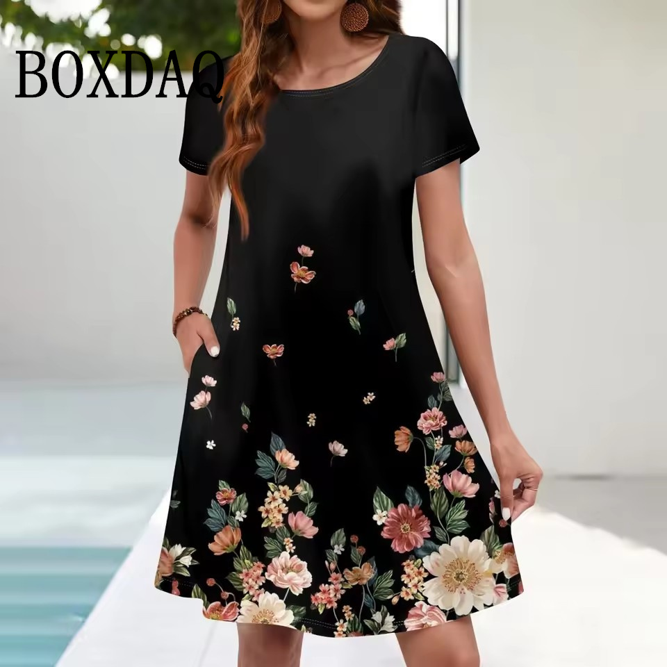 فستان صيفي نسائي غير رسمي بجيو - مراجعة Ethnic Fashion Dress وسعره