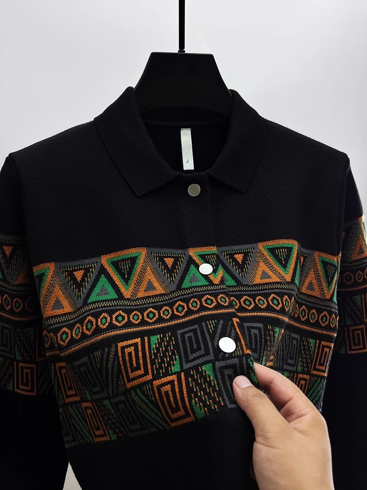 كارديجان رجالي أنيق محبوك بياق - مراجعة Urban Ethnic Fashion وسعره