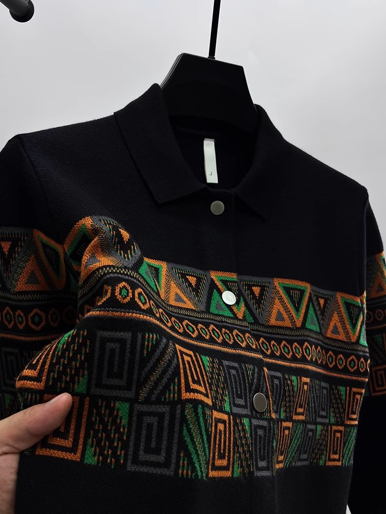 كارديجان رجالي أنيق محبوك بياق - مراجعة Urban Ethnic Fashion وسعره