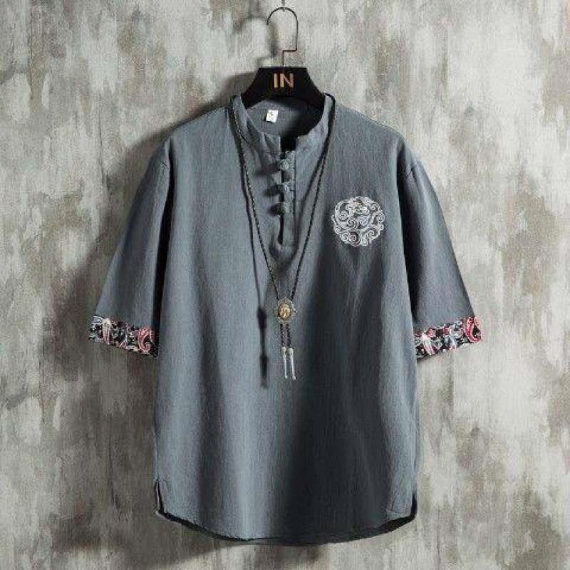 تي شيرت رجالي صيفي بأكمام قصير - مراجعة Urban Ethnic Fashion وسعره