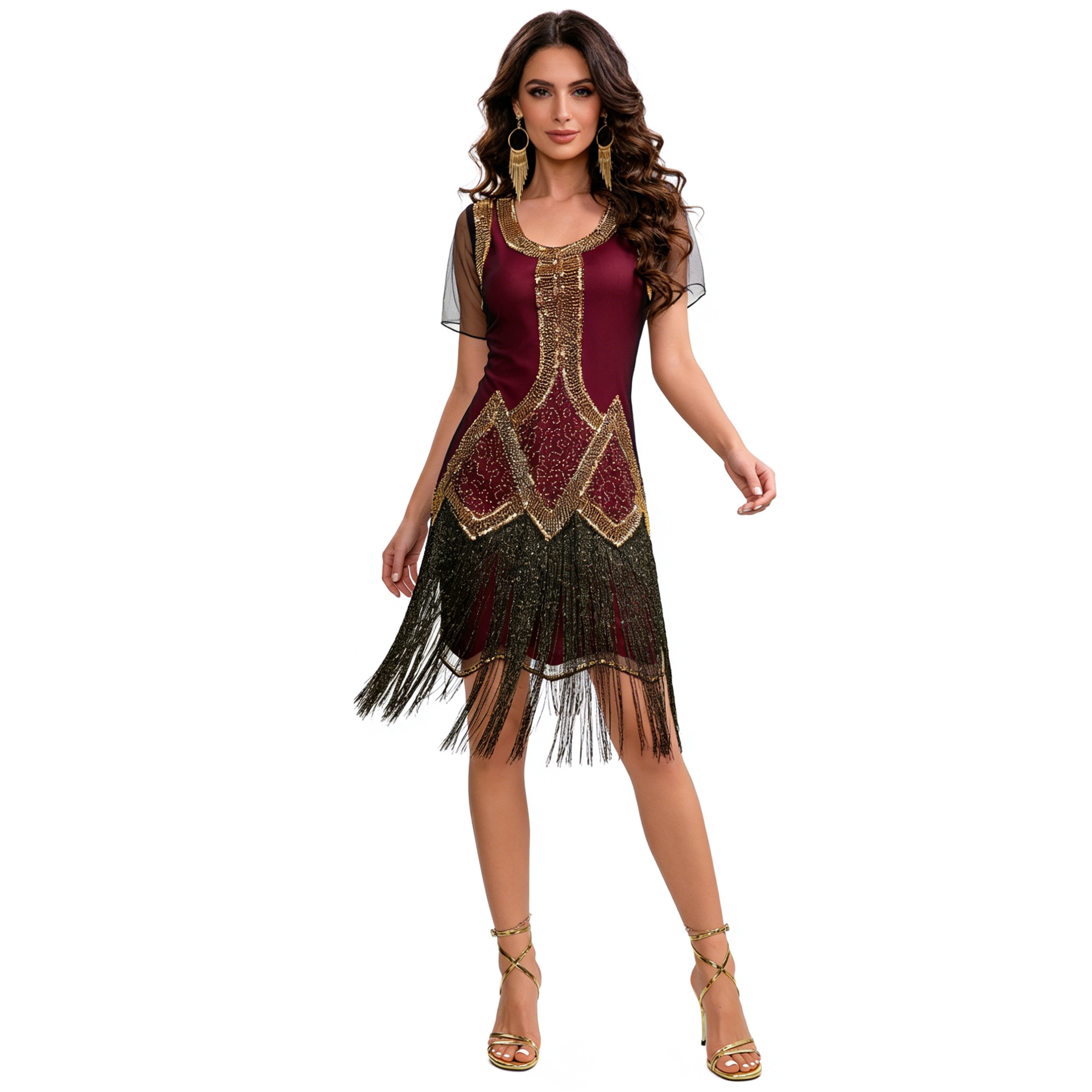 فستان ترتر بتصميم عشرينيات الق - مراجعة Ethnic Fashion Dress وسعره