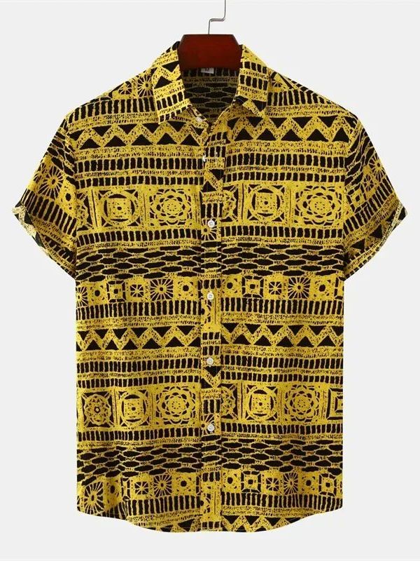 قميص رجالي بأكمام قصيرة بنمط ع - مراجعة Urban Ethnic Fashion وسعره