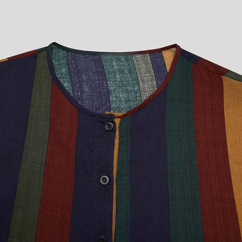 قميص رجالي طويل مطبوع بتصميم ر - مراجعة Ethnic Wear Men'S Fashion وسعره