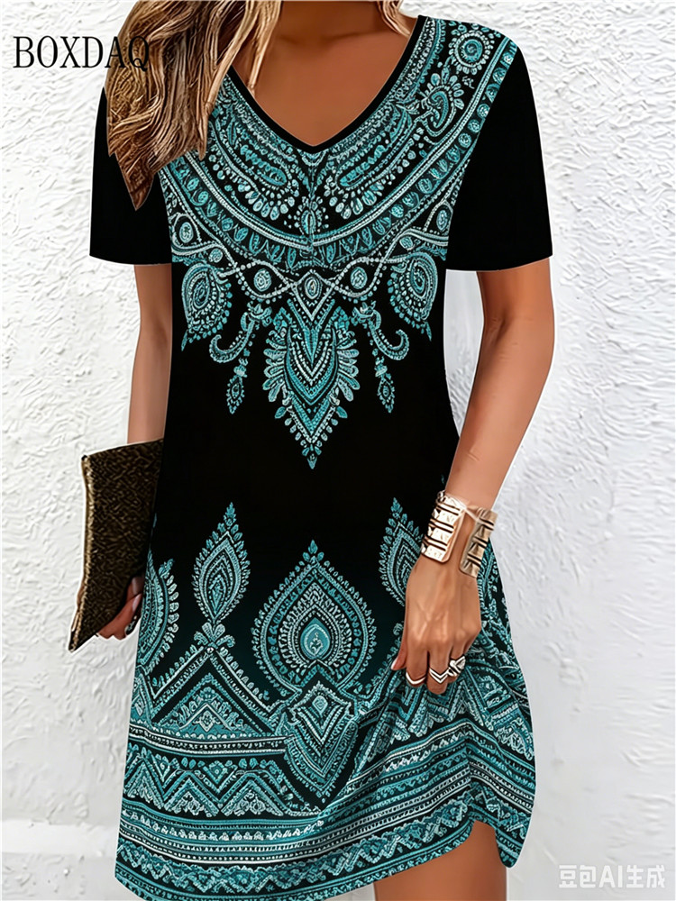 فساتين نسائية عصرية بتصميم عرق - مراجعة Ethnic Fashion Dress وسعره